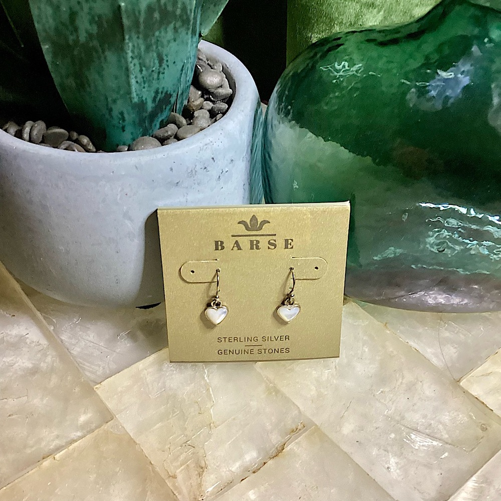 Barse Earrings.... Heart Shaped NWT